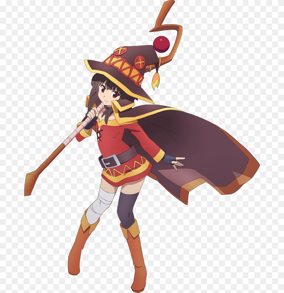 Megumin Megumin, Person, Face, Head, People Free Png Download