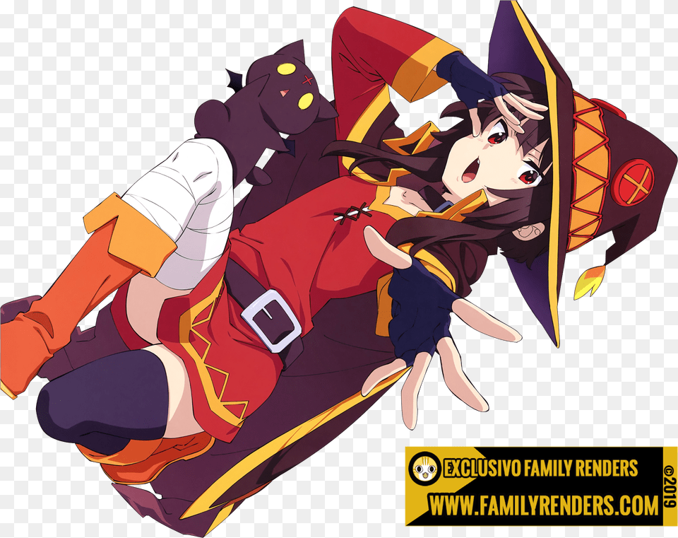 Megumin X Yunyun, Book, Comics, Publication, Baby Free Png Download