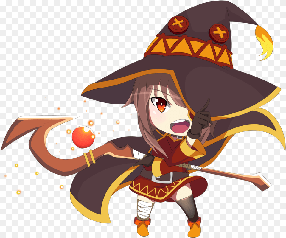 Meguminbyskynfly D9vkcdkpng Alienware Arena Megumin Chibi, Baby, Person, Face, Head Png Image