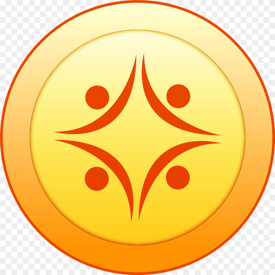 Meh Emoji Transparent, Logo, Gold, Disk Png