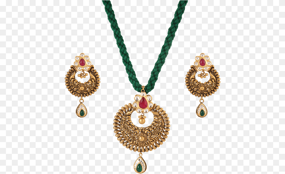 Mehandi Designed Gold Pendent Necklace, Accessories, Earring, Jewelry, Locket Free Transparent Png