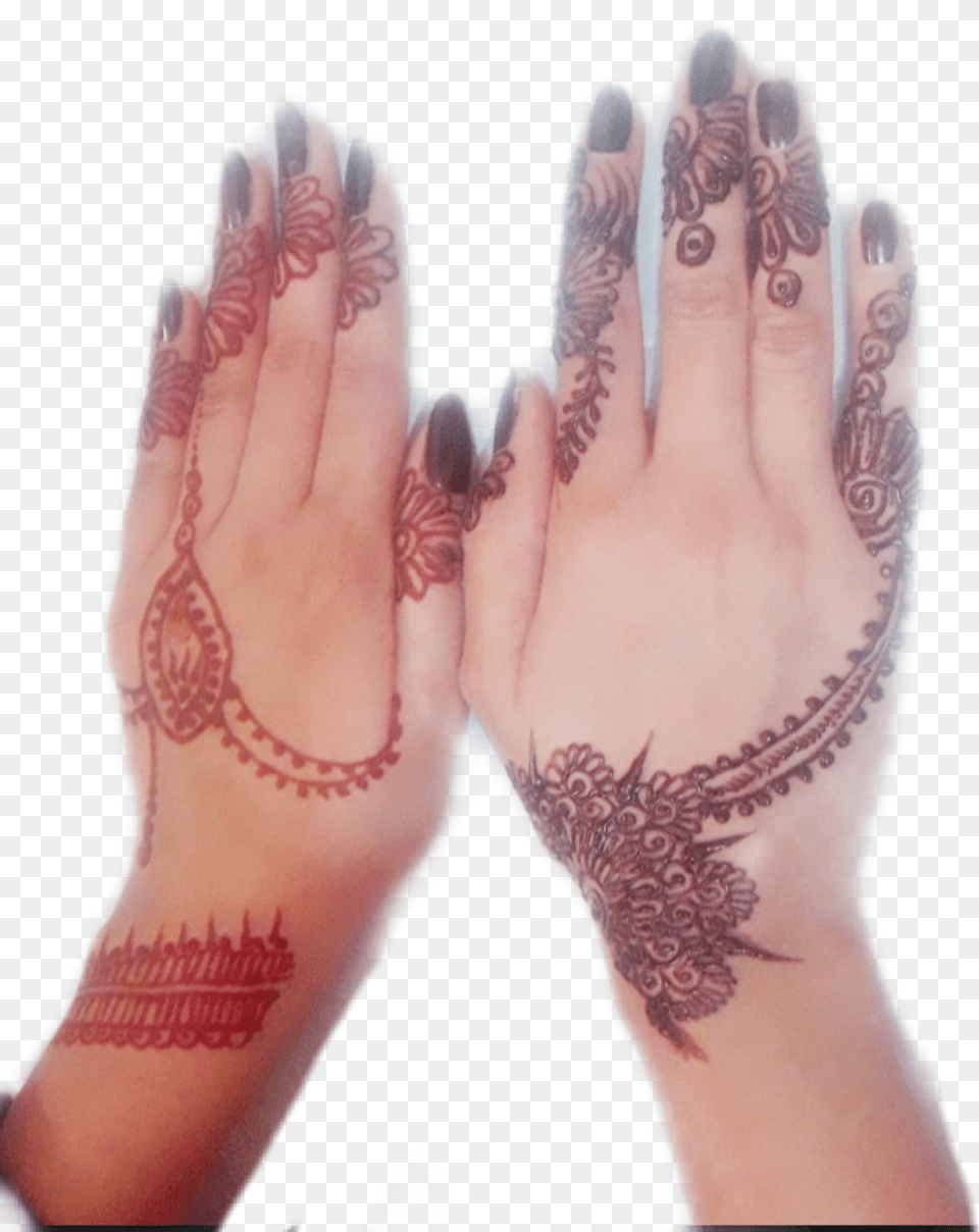 Mehandi Hands Nails Temporary Tattoo, Body Part, Finger, Hand, Person Png