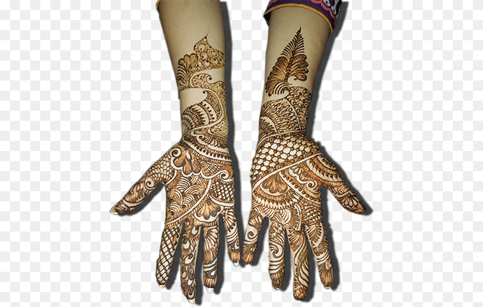 Mehndi Design In Hand Transparent, Body Part, Finger, Person, Henna Free Png Download