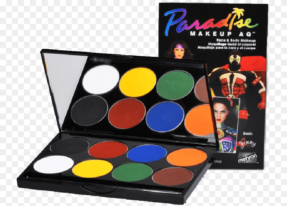 Mehron Paradise Makeup 8 Color Paletteclass Lazyload Pastel Kleuren Schminken, Paint Container, Person, Palette, Face Free Transparent Png