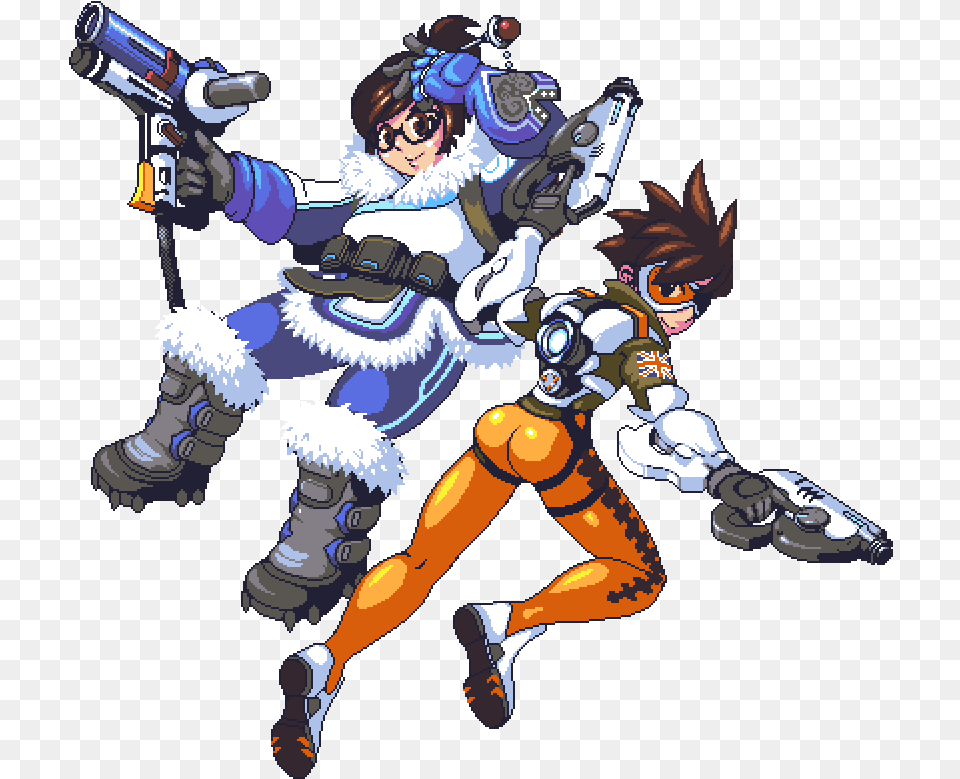 Mei And Tracer, Book, Comics, Publication, Person Free Png