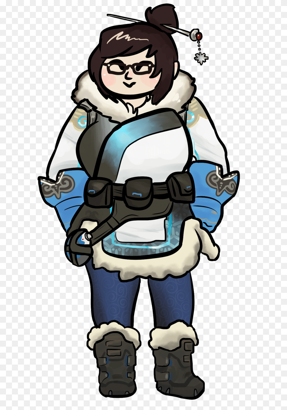 Mei On Overwatch Ladies, Book, Comics, Publication, Baby Free Png Download