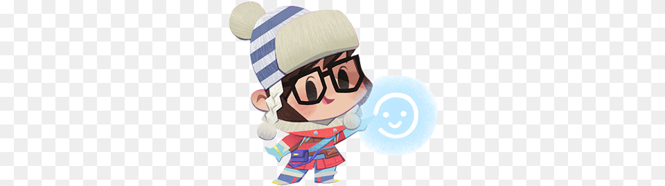 Mei Overwatch Blizzardworld Freetoedit Overwatch, Clothing, Hat, Cap, Baby Free Transparent Png