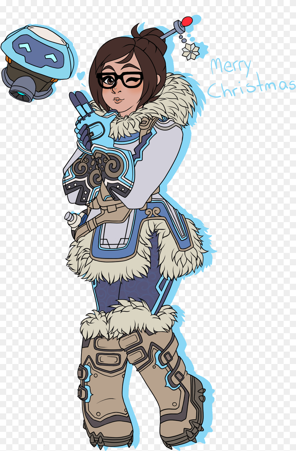 Mei Overwatch By Cillias Mei Overwatch Transparent, Publication, Book, Comics, Person Png