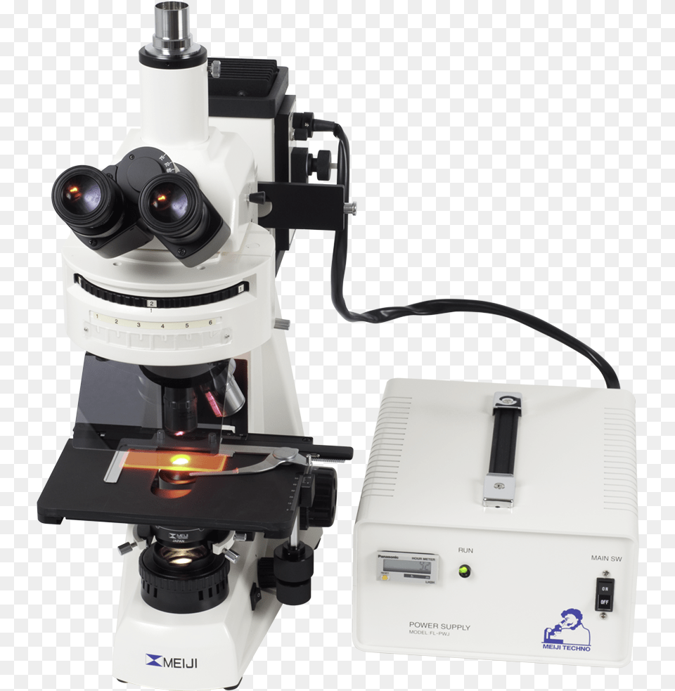Meiji Mt6200 Fluorescence Microscope Meiji Mt6200 Fluorescence Fluorescent Microscope, Camera, Electronics Free Transparent Png