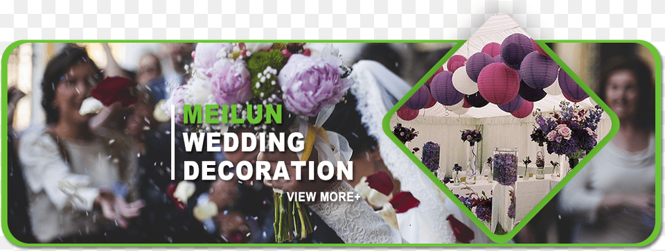 Meilun Art Crafts Wedding Party Decor Heart Shape Paper Uk Seller 2 X Purple Chinese Paper Hanging Wedding, Flower Bouquet, Plant, Flower Arrangement, Flower Free Png Download