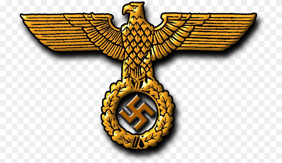 Mein Kampfu0027 Dedication U0026 Contents Nazi Gold Eagle, Badge, Logo, Symbol, Emblem Free Transparent Png