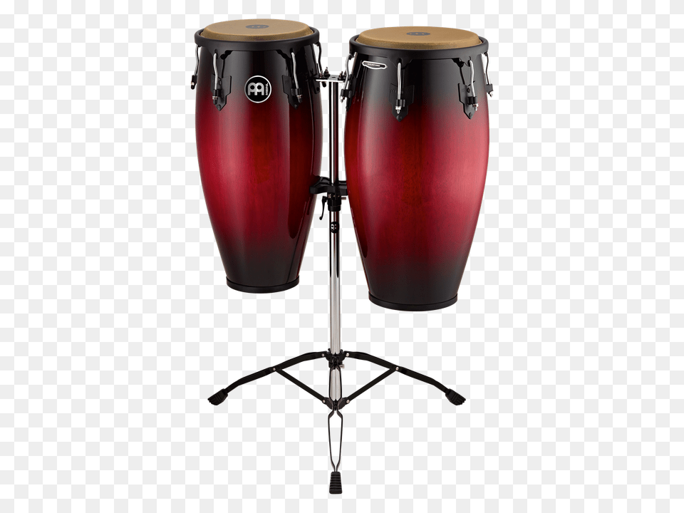 Meinl Headliner Wood Congas Set W Double Braced Tripod, Drum, Musical Instrument, Percussion, Conga Png