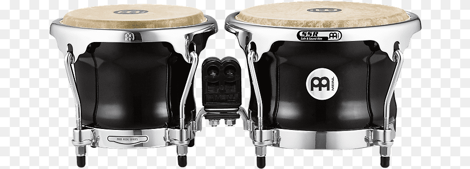 Meinl Percussion Ffb400bk Free Ride Series Fiberglass Electric Bongos, Drum, Musical Instrument, Conga Png Image