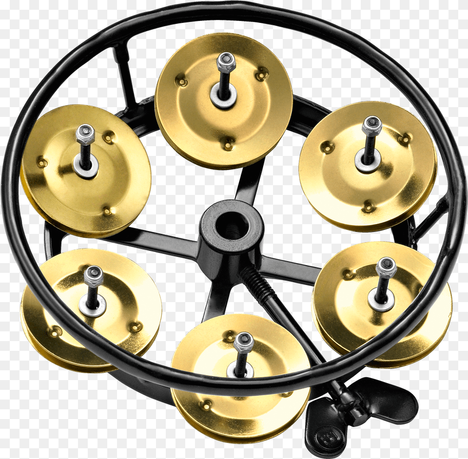 Meinl Thh1b Bk Professional Series Hi Hat Tambourine Meinl Hi Hat Tambourine Black Free Transparent Png