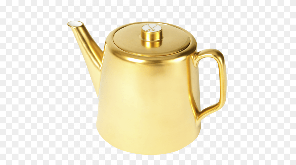 Meissen Cosmopolitan Gold Teapot, Cookware, Pot, Pottery, Bottle Free Png Download