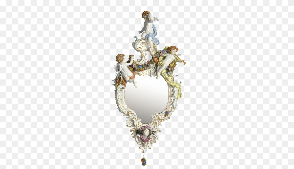 Meissen Exclusive Collection Mirror Frame Heart, Art, Porcelain, Pottery, Photography Free Png