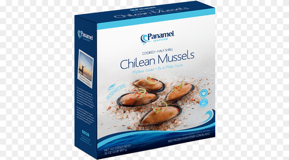 Mejillones Cocidos En La Media Concha Mussel, Animal, Invertebrate, Sea Life, Seashell Free Png Download