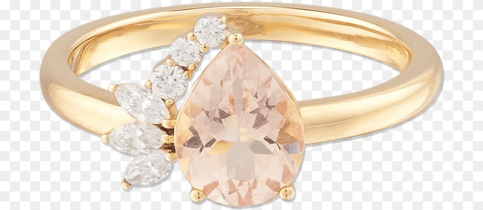 Mejuri Peach Engagement Ring, Accessories, Diamond, Gemstone, Jewelry Free Png