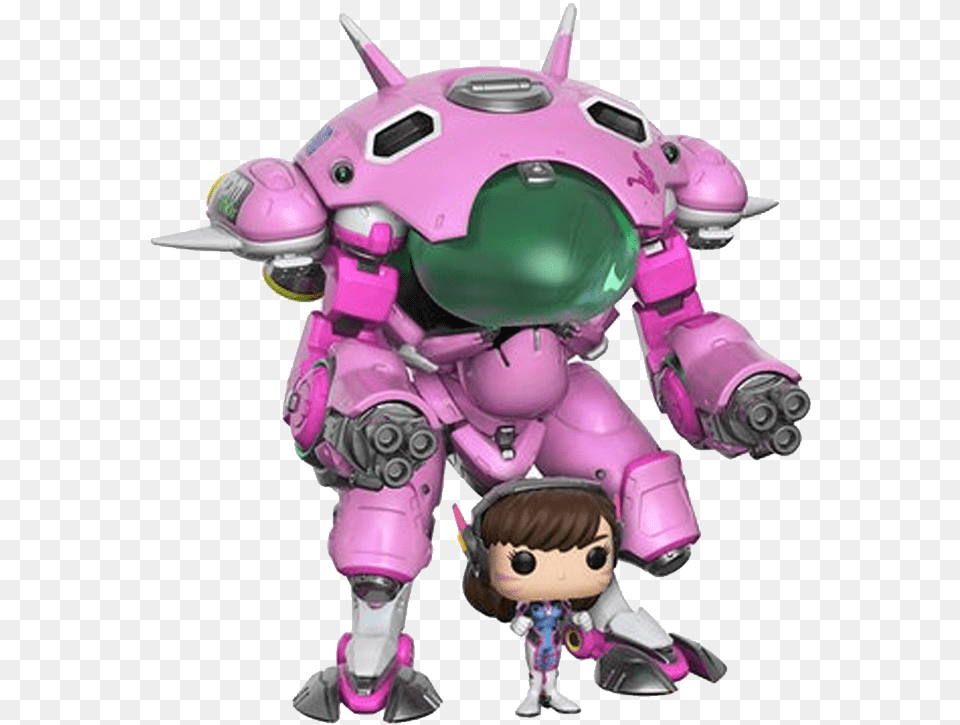 Meka With D Funko Pop Dva Overwatch, Toy, Doll, Robot, Face Free Png