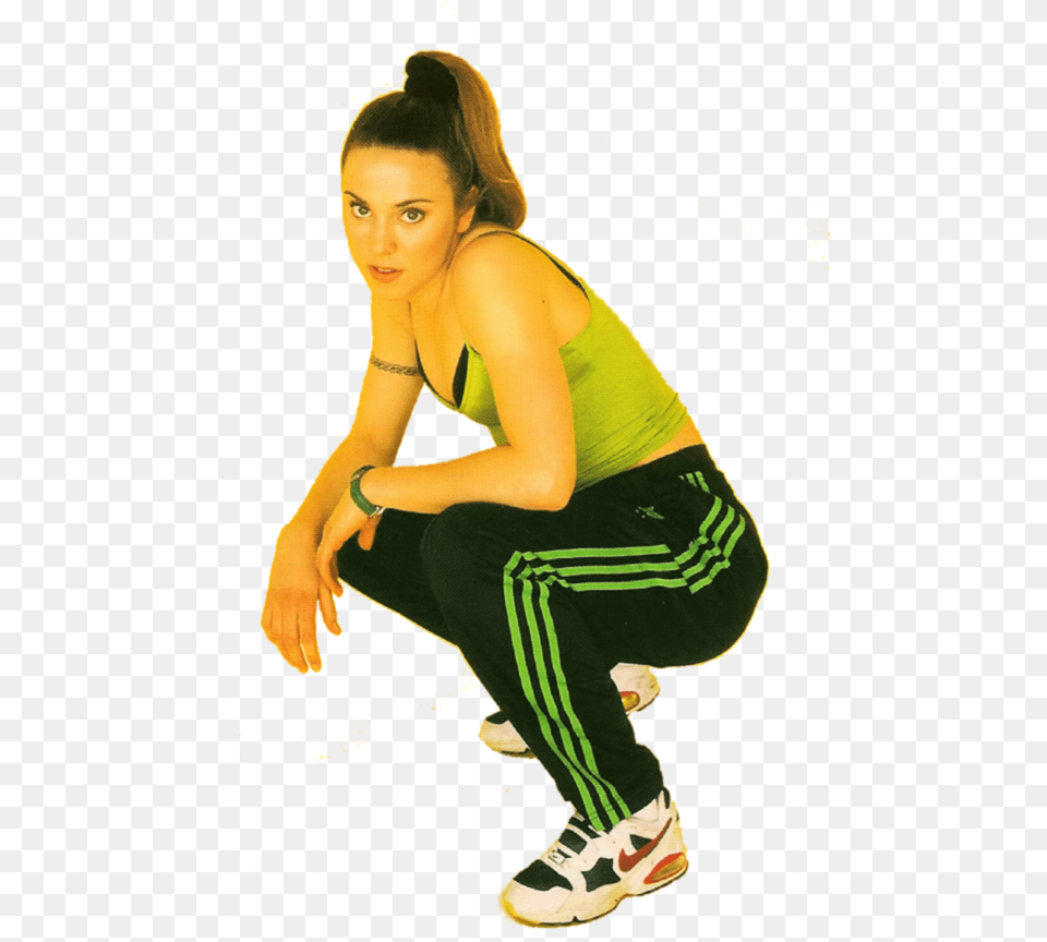 Mel C Sporty Spice 90s, Adult, Woman, Shoe, Person Png