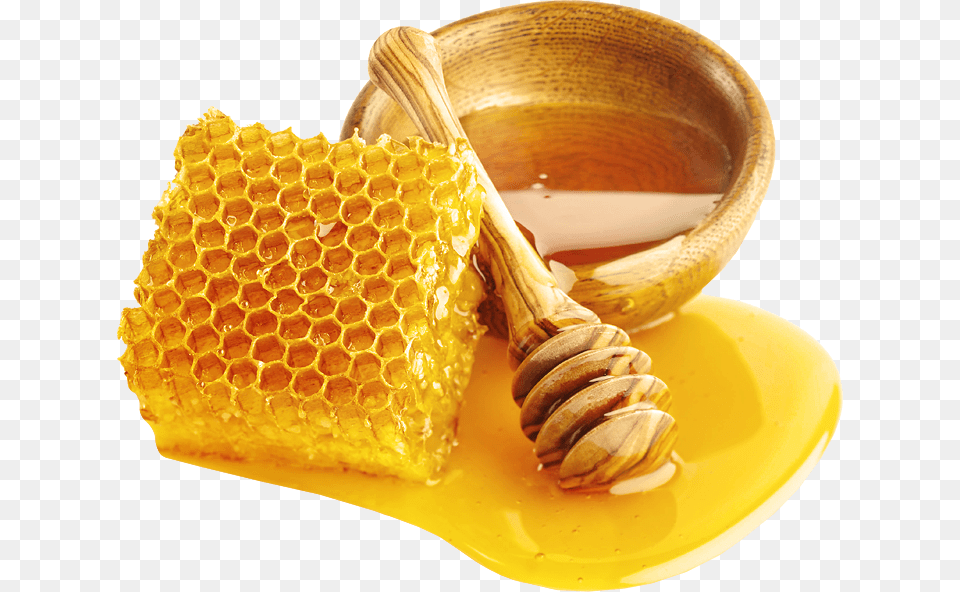 Mel De Abelha, Food, Honey, Honeycomb Free Png Download