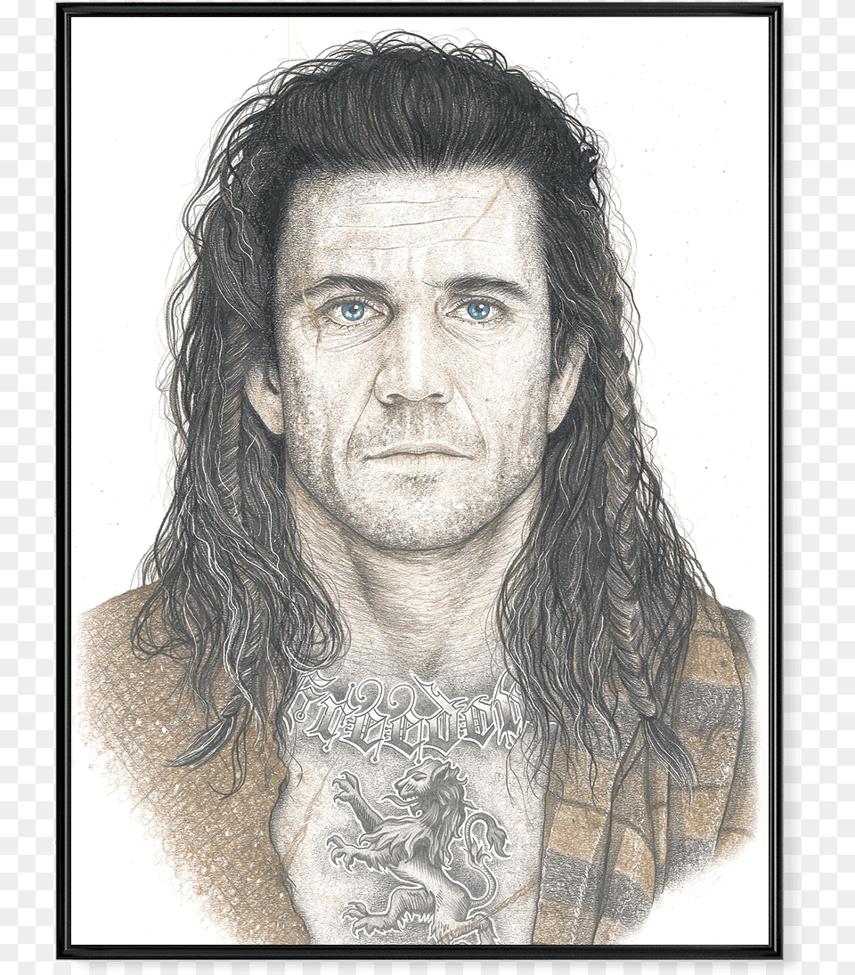 Mel Gibson Tattoos, Adult, Photography, Person, Man Free Png