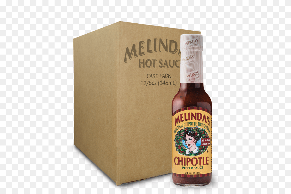 Mel Hotsauce Case Chipotle Melinda39s Chipotle Pepper Sauce, Alcohol, Beer, Beverage, Bottle Free Png