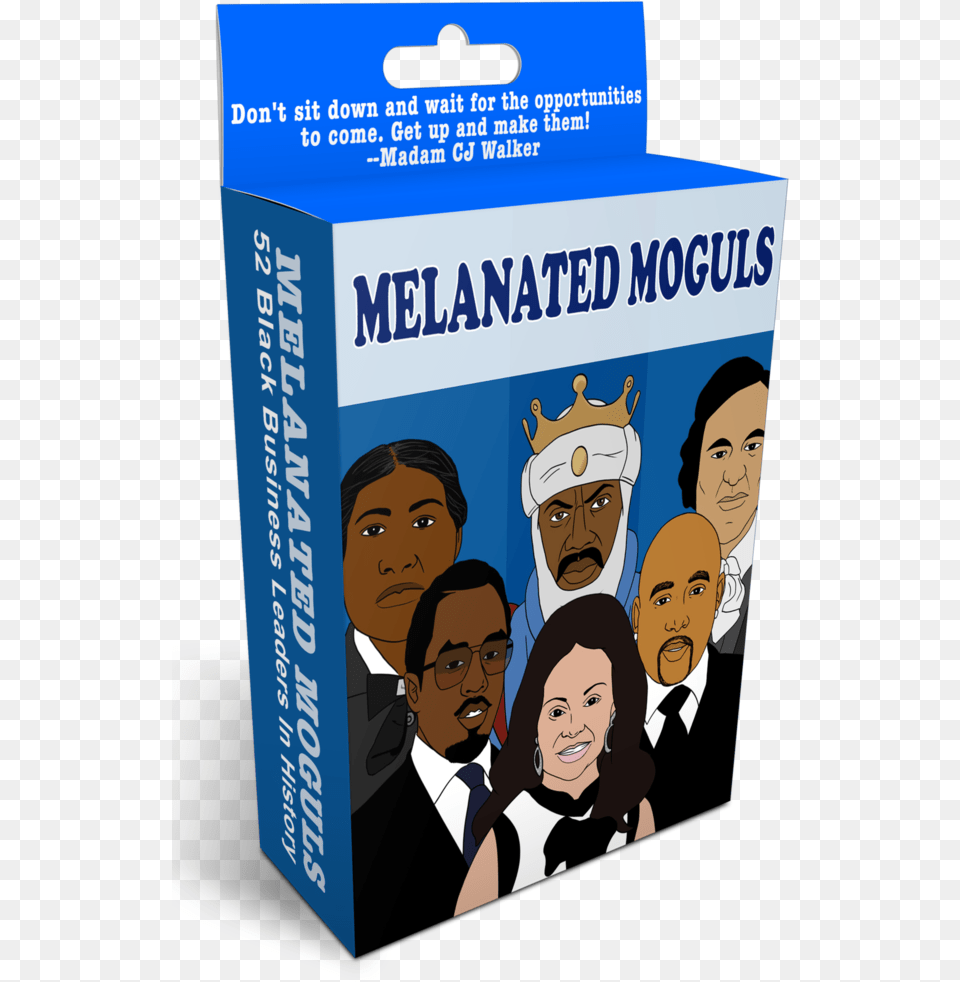 Melanated Moguls Flashcards Black Business Leaders Cartoon, Woman, Person, Female, Adult Free Transparent Png