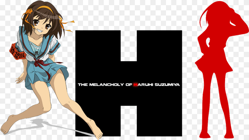 Melancholy Of Haruhi Suzumiya Characters Fan Art, Book, Comics, Publication, Adult Free Transparent Png