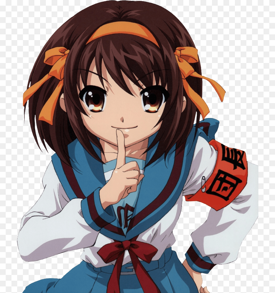 Melancholy Of Haruhi Suzumiya Haruhi Suzumiya, Baby, Book, Comics, Person Free Png