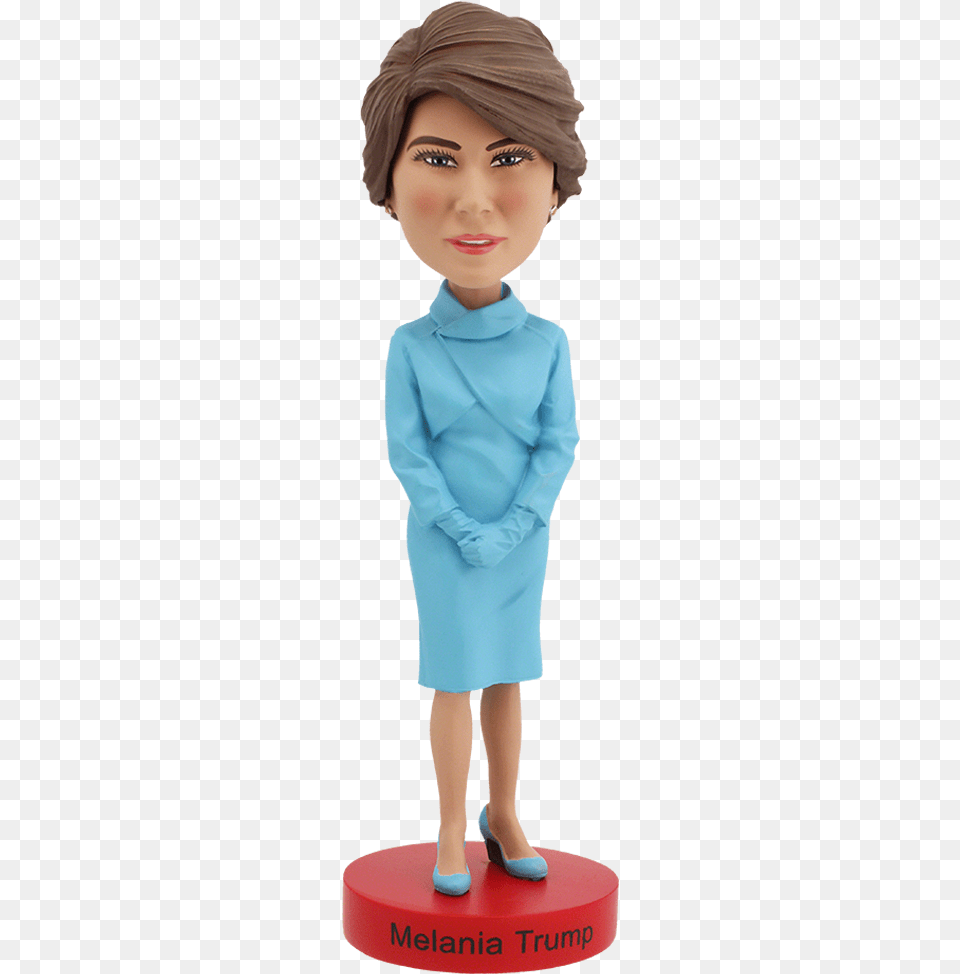 Melania Trump Bobblehead Royal Bobbles Melania Trump Bobblehead, Clothing, Sleeve, Long Sleeve, Figurine Png Image