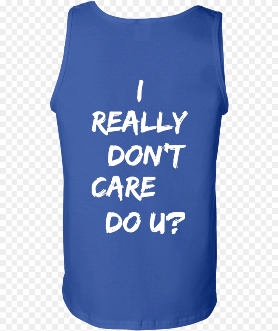 Melania Trump I Dont Care Tank Top Active Tank, Clothing, Tank Top, T-shirt, Person Free Transparent Png