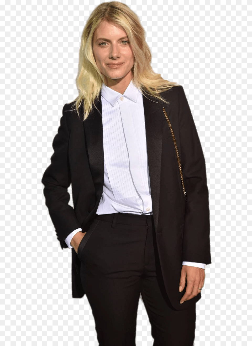 Melanie Laurent Tuxedo Mlanie Laurent, Blazer, Clothing, Coat, Suit Png Image