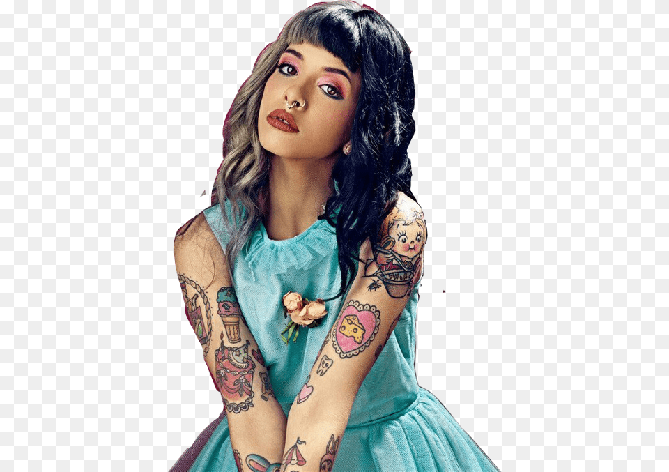 Melanie Martinez Download Melanie Martinez, Adult, Tattoo, Skin, Woman Png