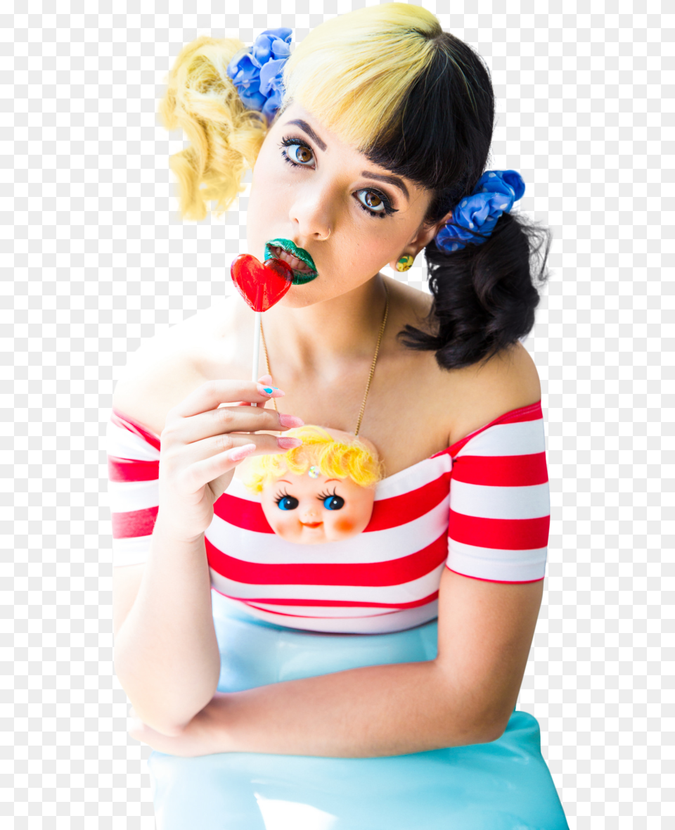 Melanie Martinez Eating Candy, Sweets, Food, Adult, Wedding Free Png Download