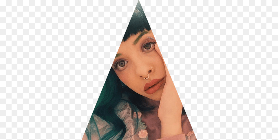 Melanie Martinez Green And Black Hair, Face, Head, Person, Photography Free Transparent Png