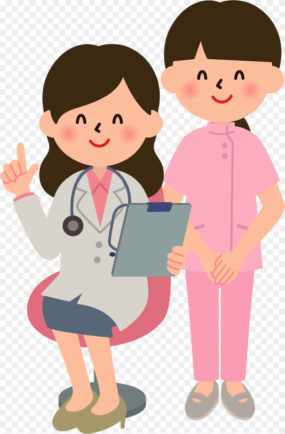 Melanie Medical Doctor And Nurse Clipart, Clothing, Coat, Baby, Person Png