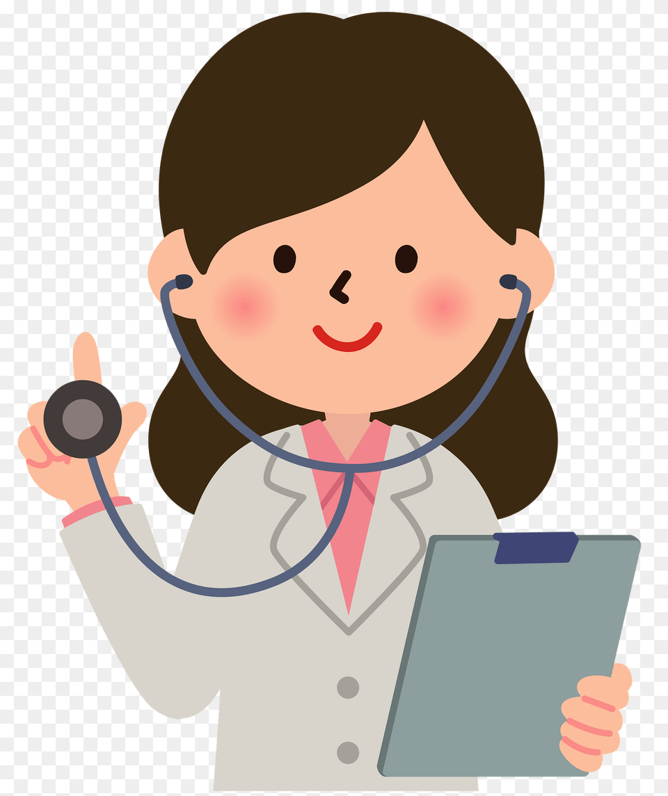 Melanie Medical Doctor Woman Clipart, Clothing, Coat, Lab Coat, Baby Png