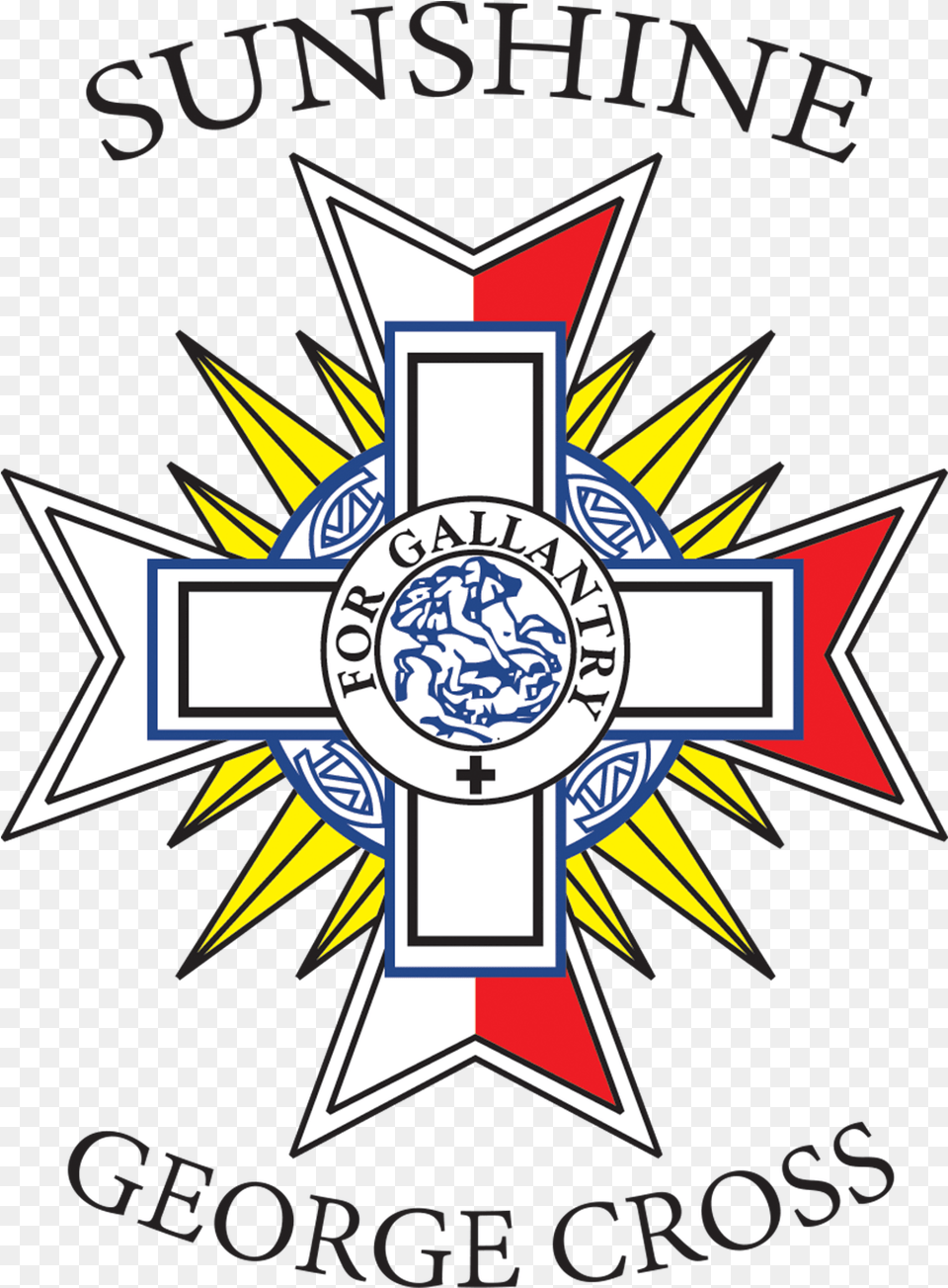 Melbourne Based Maltese Club Sunshine George Cross Fc, Logo, Symbol, Emblem Free Transparent Png