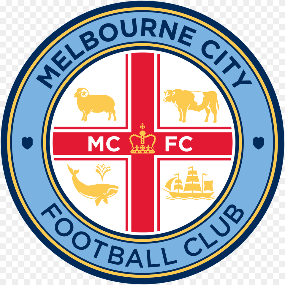 Melbourne City Fc, Logo, Symbol, Badge, Mammal Free Png Download