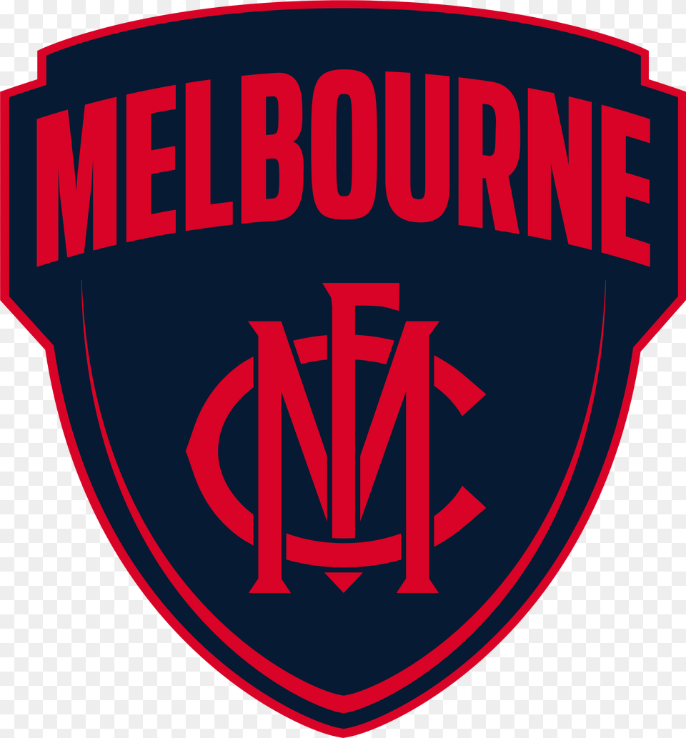 Melbourne Demons Fc Melbourne Football Club Logo, Badge, Symbol, Light, Emblem Free Png Download