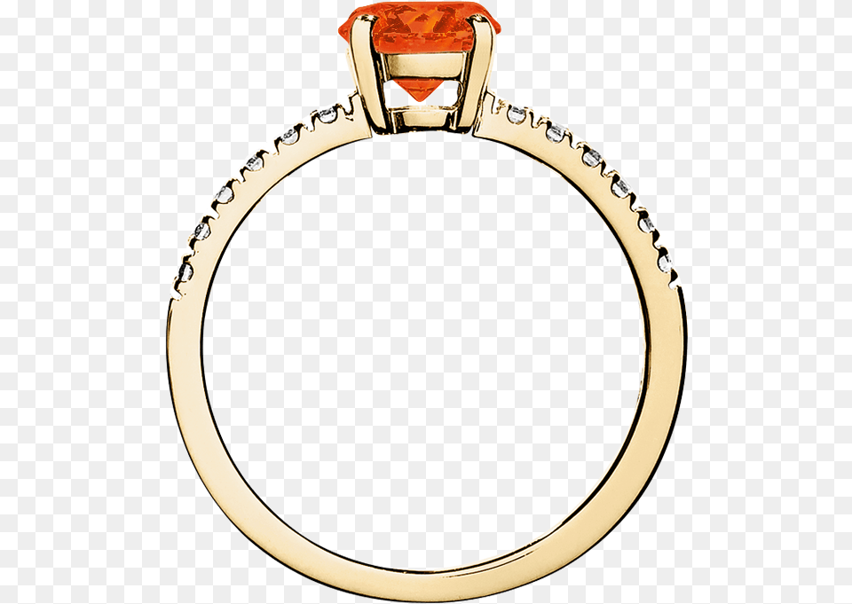 Melbourne Fire Opal Orange In Yellow Gold Engagement Ring, Accessories, Jewelry, Diamond, Gemstone Free Transparent Png