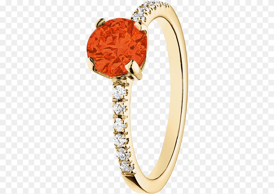 Melbourne Fire Opal Orange In Yellow Gold Pre Engagement Ring, Accessories, Diamond, Gemstone, Jewelry Free Transparent Png