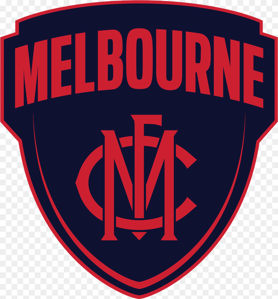 Melbourne Futbol Kulb Melbourne Football Club Logo, Badge, Symbol, Emblem Free Png