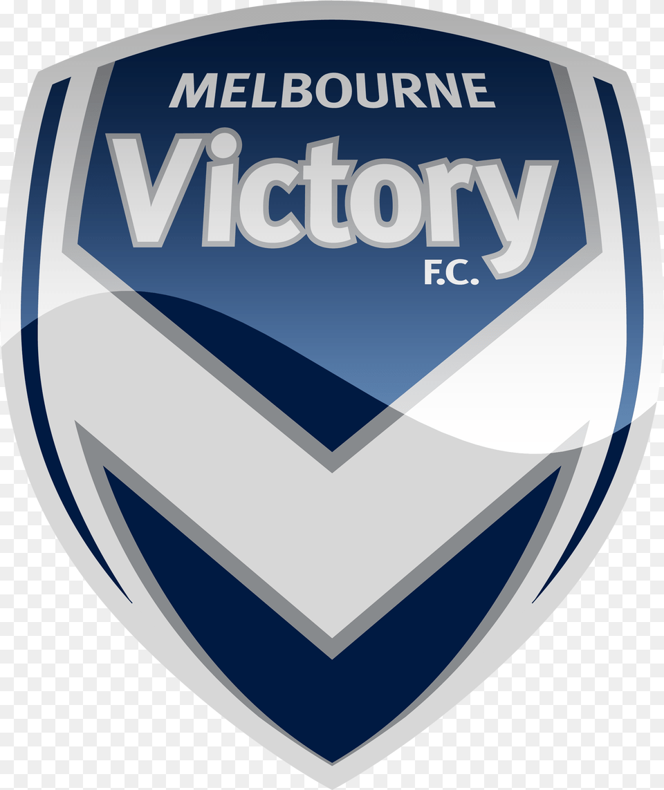 Melbourne Victory Fc Hd Logo Football Logos Melbourne Victory Football Club, Badge, Symbol, Armor Free Png Download