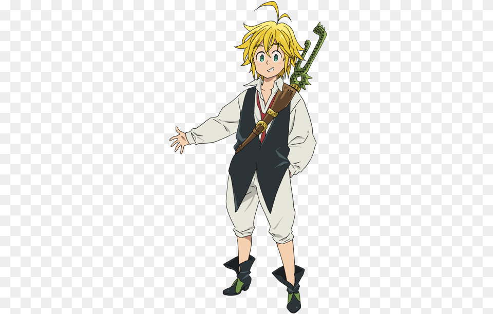 Meliodas Standing, Book, Comics, Publication, Adult Free Transparent Png