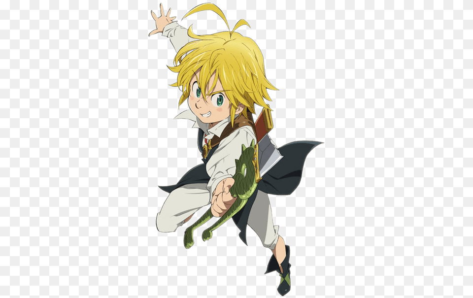 Meliodas Stickpng Meliodas, Book, Comics, Publication, Baby Free Transparent Png