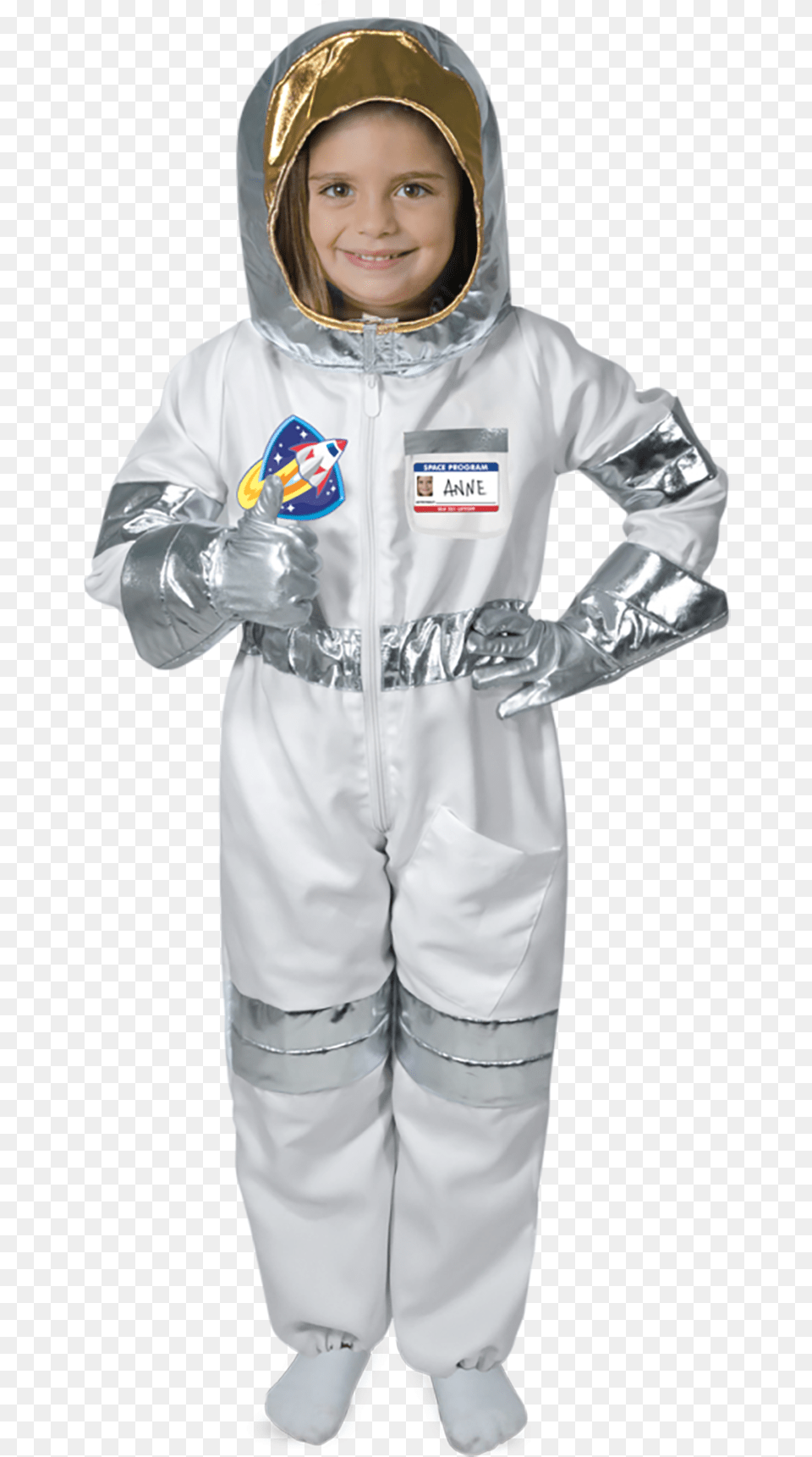 Melissa Amp Doug Blog Post Melissa And Doug Astronaut Dress Up, Clothing, Coat, Person, Face Free Png