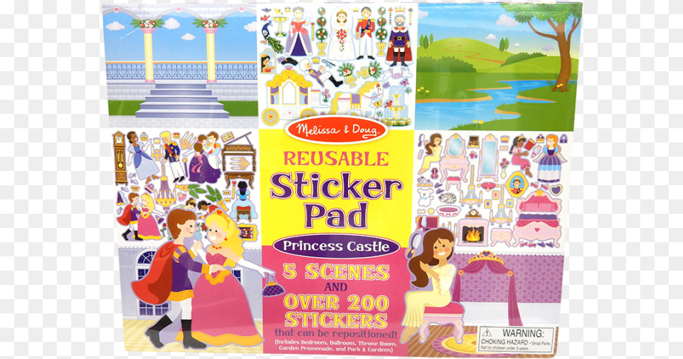 Melissa Amp Doug Sticker Pad, Advertisement, Poster, Baby, Person Free Transparent Png