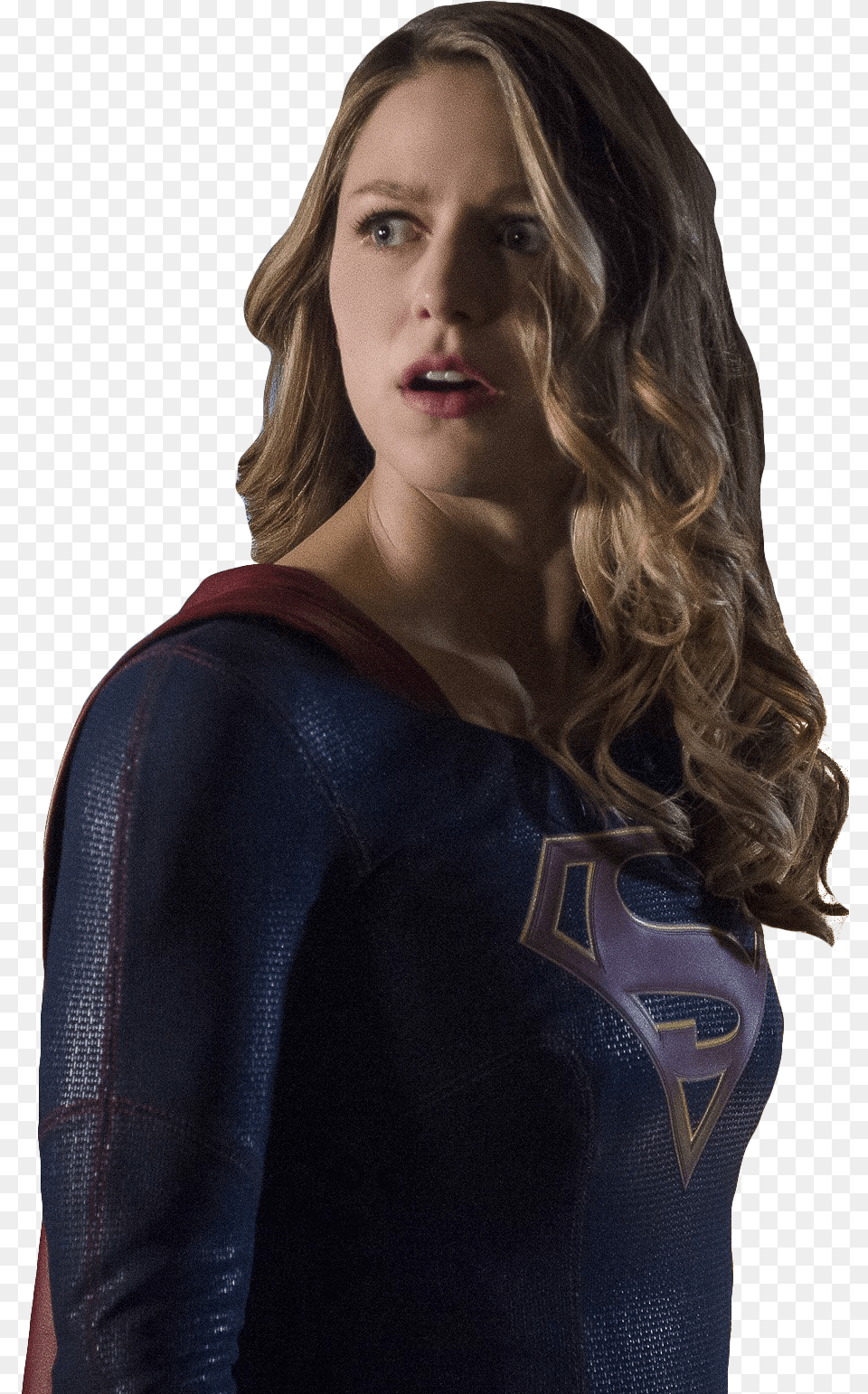 Melissa Benoist And Chris Wood Supergirl, Long Sleeve, Person, Head, Photography Free Png Download